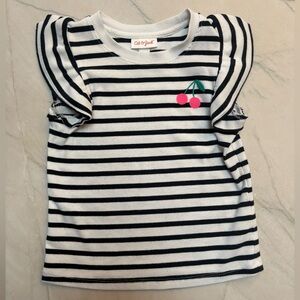 Cat & Jack Striped Cherry Shirt